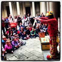 Magic circus puppet and balloons show