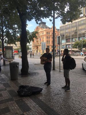 Guitar playing